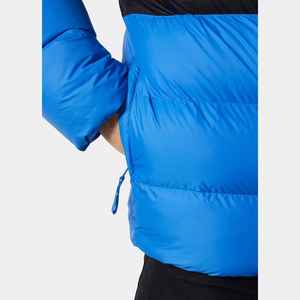 Veste d'hiver en duvet Veste européenne à capuche 100% Polyester col montant rembourré en duvet Vestes d'hiver grande taille pour hommes - Product Image 3