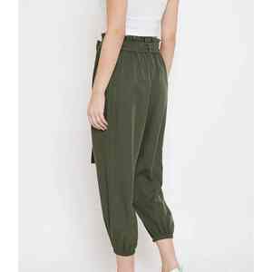 Premium femmes séchage rapide Fitness Joggers couleur unie conception pantalons de survêtement Logo personnalisé avant plat Style XL un ODM pour l'hiver - Product Image 4