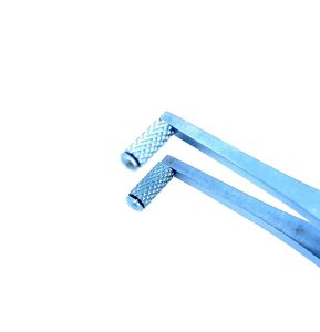 TAIDOC TID 147142, expresseur de glande de Meibom, rouleau en titane, double rouleau, forceps pour chalazion, kit chirurgical manuel, réutilisable, CE - Product Image 2