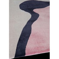 Alfombra de diseño multicolor de lujo para mascotas de pelo alto de lana moderna abstracta hecha a mano personalizada sala de estar dormitorio contemporáneo