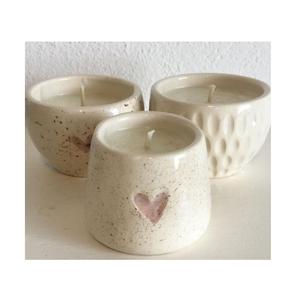 Handmade Ceramic Candle Holder for Home Living Room Bedroom <b>Decor</b> Rustic Elegant Modern Style - Product Image 2