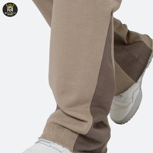 High Street <b>Men's</b> Casual Flared <b>Trousers</b> <b>Lightweight</b> Cotton Elastic Waist Hip Hop Streetwear Flat Front Design for <b>Summer</b> - Product Image 6