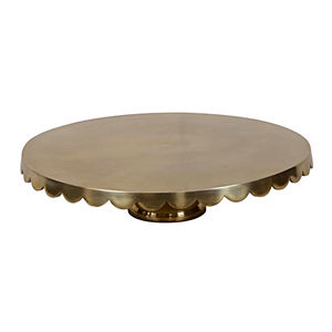 แท่นวางเค้กโลหะทองเหลืองโบราณสำหรับตกแต่งโต๊ะงานแต่งงาน - Product Image 1