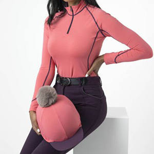 Culotte à manches longues en silicone de course de chevaux personnalisée de haute qualité chemise de sport équestre fournie en usine pour l'équitation - Product Image 4