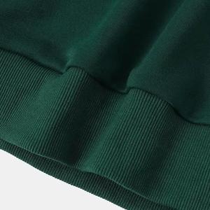 เสื้อสเวตเตอร์มีฮู้ดสำหรับผู้ชายแฟชั่น OEM เสื้อสเวตเตอร์ผ้าฝ้ายสี100% คุณภาพสูงสองสีสไตล์เด็กชายทรงโอเวอร์ไซส์สำหรับฤดูหนาว - Product Image 5