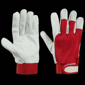 Gants de sécurité en cuir de chèvre certifiés CE, protection mécanique, résistants aux perforations, pour l'assemblage industriel léger, différentes tailles - Product Image 1