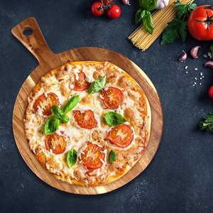 Tabla de cortar de madera de bambú con asas para el hogar o restaurante Juegos de tablas de queso para cortar madera - Product Image 3