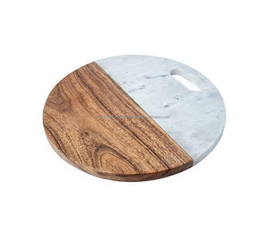 Planche à découper en bois en forme d'ananas avec marbre pour ustensiles de cuisine nouvelle planche à découper au prix de gros pour l'utilisation de la cuisine - Product Image 5