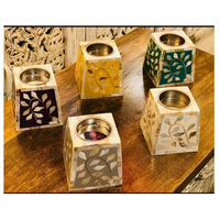 Nouveau design Mubkhar, ensemble de 6 brûleurs à huile arabes religieux de haute qualité, couleurs variées, décoration d'intérieur, best-seller