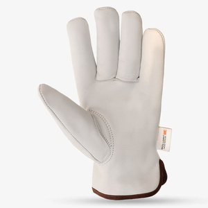 Guantes de conductor de piel de cabra de alta calidad originales SkatIQ 2017, guantes de seguridad antideslizantes forrados - Product Image 5