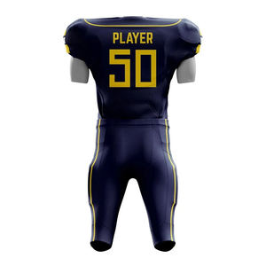 Nueva Llegada, Jersey de Fútbol Americano Personalizado, Transpirable, Anti-UV, de Secado Rápido, Talla Grande, para Hombre, con Tela Tackle Twill - Product Image 3