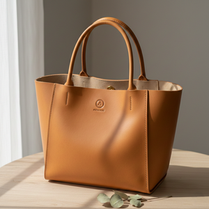 Sac à main en cuir véritable pour femmes en gros, sac à main tendance et durable de 14 pouces, fournisseur OEM FBA - Product Image 2