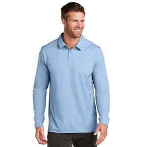 Polo de manga larga para hombre Camiseta de polo de golf ajustada de manga larga de punto - Product Image 2