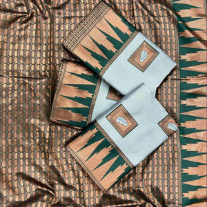 Eleve su armario étnico con los saris de seda Lichi Premium, ahora disponibles a precios al por mayor en FashionHarbour - Product Image 1