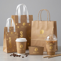 Vasos de Papel de Doble Pared para Café y Té Caliente con Tapas y Fundas, Personalizados con Impresión Ecológica y Estampado Dorado de Enten