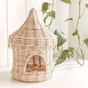 Wholesale Trendy Rattan Circus Tents Wholesale Doll Tent Baby Toys Small Animal Pet House