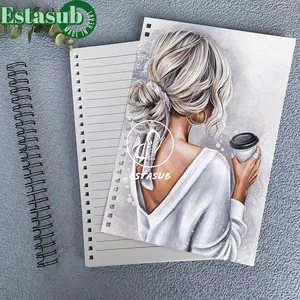 ibasenice 3pcs Sublimation Notebook Heat Transfer Notebook Diy Blank  Notebooks Sublimation Drawing Notebook Notepad for Work Thermal Transfer  Notebook