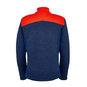 Veste en polaire de laine ajustable pour homme, style urbain, écologique, col montant, haute qualité, service OEM, respirante et coupe-vent - Product Image 2