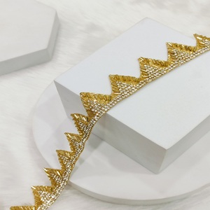 Handmade Jharkhand Premium Lace Border Trim for Sarees Bridal Dresses Wedding Lehengas Boutique Garments <b>Decorative</b> Purpose - Product Image 4