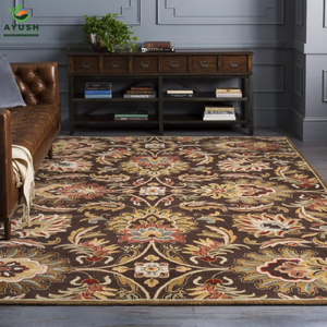 Tapis en laine minimalistes de luxe, tapis en laine faits à la main pour le salon, la chambre à coucher et le couloir - Product Image 1