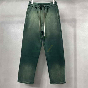 Custom Luxury Men's French Terry Mid Waist Elastic Waist Straight Leg Sweatpants 100% Cotton Smart Casual Winter Quick Dry - Product Image 4