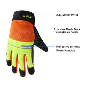 Gants de mécanicien en cuir de qualité supérieure fabriqués en cuir Gants de mécanicien résistants à la chaleur en gros - Product Image 2