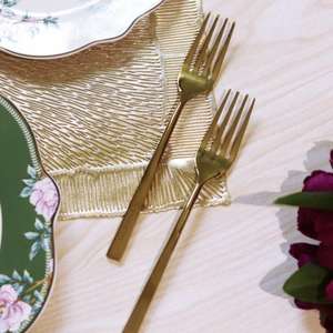 Heavyweight Stainless Steel <b>Cutlery</b> <b>Set</b> Balanced Design For Comfortable Handling - Product Image 2