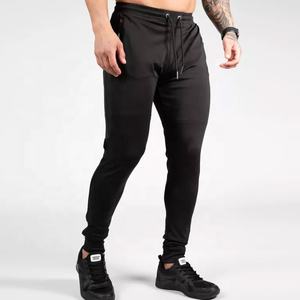 Survêtement à capuche en polyester et spandex à séchage rapide avec fermeture éclair complète pour hommes, joggings et survêtements Active Bottoms Sportswear - Product Image 3