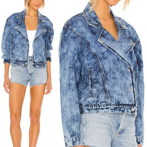 Chaqueta Vaquera Vintage Lavada para Mujer, Estilo Casual y Moderno, con Botones Personalizados y Transpirable - Product Image 6