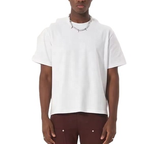 Camiseta recortada de alta calidad para hombre, camiseta informal NURAK de gran tamaño, Camiseta 100% de algodón para hombre, Camiseta holgada estampada en 2025 - Product Image 3