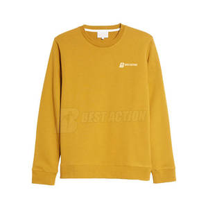 Sudadera polar de algodón ligero hecha en Pakistán para hombre, patrón sólido, poliéster teñido liso/algodón para la temporada de invierno - Product Image 1