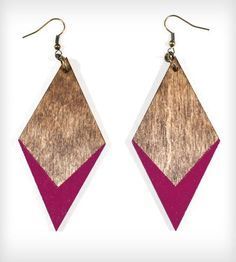 Forme chaude feuille d'or noir blanc résine coeur forme boucles d'oreilles carré rond géométrique en bois résine boucles d'oreilles goutte - Product Image 6