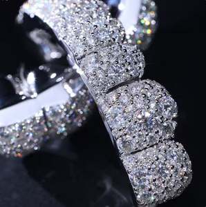 VVS Moissanite โรสโกลด์หรูหรา gillz 8x8ฟันเครื่องประดับ - Product Image 4