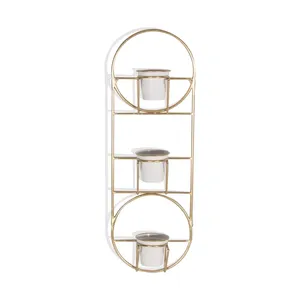 Jardinière murale décontractée faite à la main, jardinière galvanisée pour l'extérieur, l'intérieur, l'extérieur, la maison, l'hôtel, la décoration, prix de gros - Product Image 4