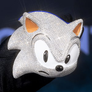 Plaque de nom personnalisée avec pendentif en CZ glacé - Product Image 2