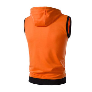 Sudadera con capucha sin mangas para hombre, novedad en venta, Sudadera con capucha para hombre, Sudadera con capucha sin mangas y logotipo personalizado - Product Image 6