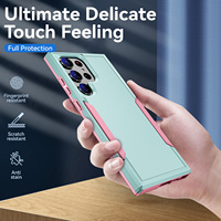 Nouveau PC TPU Hybrid Armor Housse de protection Samsung Galaxy S24 Ultra antichoc étui de téléphone portable Caméra Protection d'écran Oppo XR