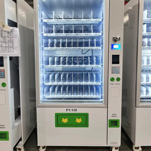 Venta al por mayor caliente automática de aperitivos y bebidas Combo máquina expendedora de agua inteligente artículos al por menor para alimentos y bebidas - Product Image 1