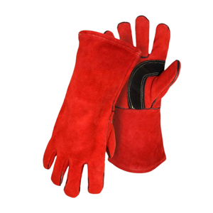 Nouveaux gants de soudage en cuir de concepteur de logo personnalisé Accessoires de luxe pour les gants en cuir des hommes - Product Image 1