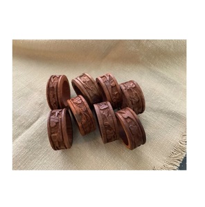 Handmade Wooden <b>Napkin</b> Rings Best Customized Classic Design Weddings Parties Hotels-New Model Square Options Rounded Wooden - Product Image 6