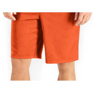 Pantaloncini Arancioni da Uomo ID Ideology, Comodi e Traspiranti in Poliestere Intrecciato, Chiusura Elastica in Vita, Taglia XXS, 5 Pollici, con Loghi - Product Image 3