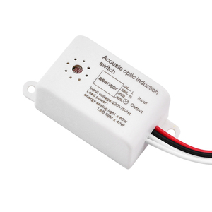 220V サウンド音声センサースイッチ屋内/AC85V-265V 50Hz マイクロ波レーダーモーションセンサーモジュールインテリジェント自動オンオフライトスイッチ - Product Image 1