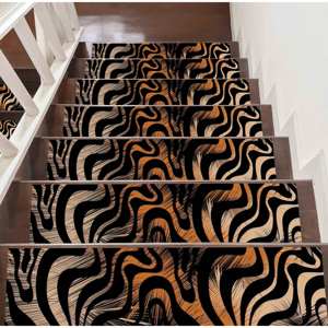 Alfombra con Estampado de Escalones: Alfombra Étnica Navajo Azteca Moderna para Pasillo, Regalo de Lujo, Suave, Lavable a Máquina - Product Image 2