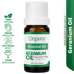 Aceite Esencial de Geranio Rosa 100% Puro (Pelargonium graveolens) Destilado al Vapor, Venta al por Mayor, Marca Privada, OEM para el Cuidado Equilibrante de la Piel - Product Image 1
