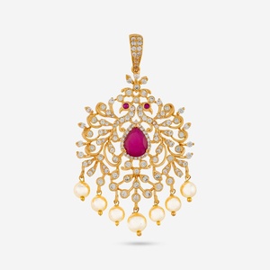 Pendentif en zircon 192607, élégants pendentifs et breloques en perles - Product Image 1