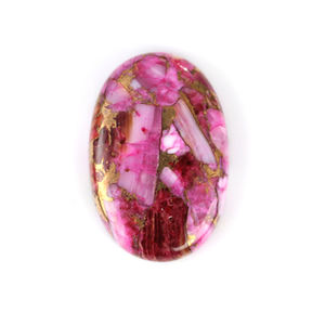 20x30mm Rosa Espinosa ostra bronce cobre Shell suave forma ovalada Flatback cabujón calibrado piedra preciosa suelta para la fabricación de joyas - Product Image 3