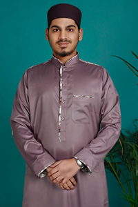 High Quality Hijazi Polyester Long Sleeve <b>Thobe</b> <b>for</b> Adults Lustrous Allium Breathable Fabric Traditional Muslim Clothing - Product Image 4