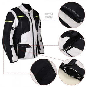 Veste de moto Cordura à séchage rapide personnalisée, vêtements de sport de protection pour les motards, combinaison de course par le fabricant au Pakistan - Product Image 3