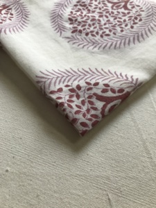 ผ้าฝ้ายพิมพ์ลายด้วยมือ ลายต้นไม้แบบดั้งเดิมของอินเดีย ลายวงกลมบูติ ผลิตด้วยมือโดยช่างฝีมือ - Product Image 5