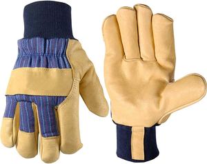 Guantes de Trabajo Industriales de Cuero, Cuero de Vaca y Algodón, Cómodos, Personalizables, Guantes de Seguridad Profesionales - Product Image 1